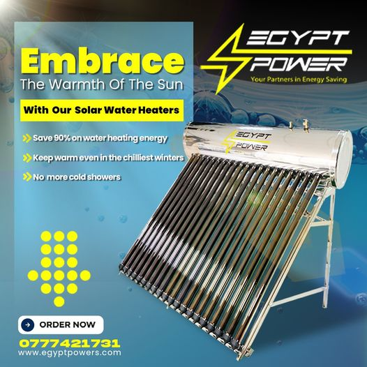 Egypt_Powers's tweet photo. Why rely on the grid when the sun has got you covered? ⚡🌤
🌞 Egypt Power’s solar water heaters provide uninterrupted hot water and save you up to 70% on your energy bills! 💡💧
#EnergySavings #SolarLiving #EgyptPower #Solar #SolarEnergy #Renewable #SolarWaterHeater ♻️🌍 https://t.co/HFWoFDNyuB
