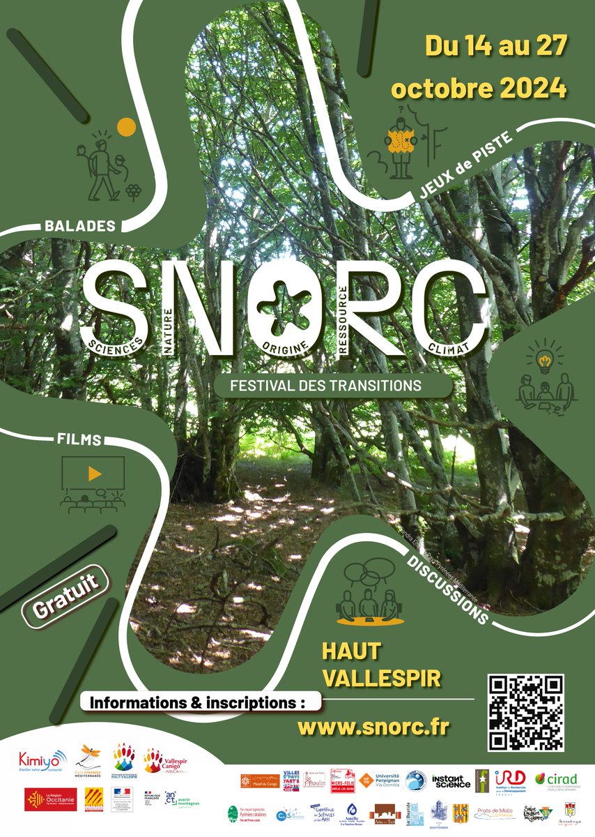 EchoSciSud's tweet image. Le festival #SNORC est de retour dans les Pyrénées-Orientales !

Deux semaines d'activités gratuites autour des bois et des forêts 🌳🌲

Tout le programme : echosciences-sud.fr/evenements/le-…