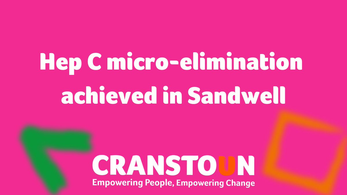 Cranstoun (@cranstoun_org) on Twitter photo 🚨We've achieved micro-elimination of #HepC in Sandwell!
This is a major milestone and testament to the hard work of the <a href="/cranstounsand/">Cranstoun Sandwell</a> team and partners who have been relentless in striving for this.
Read more👇
cranstoun.org/news/cranstoun…
#HepCULater 🚨We've achieved micro-elimination of #HepC in Sandwell!
This is a major milestone and testament to the hard work of the <a href="/cranstounsand/">Cranstoun Sandwell</a> team and partners who have been relentless in striving for this.
Read more👇
cranstoun.org/news/cranstoun…
#HepCULater