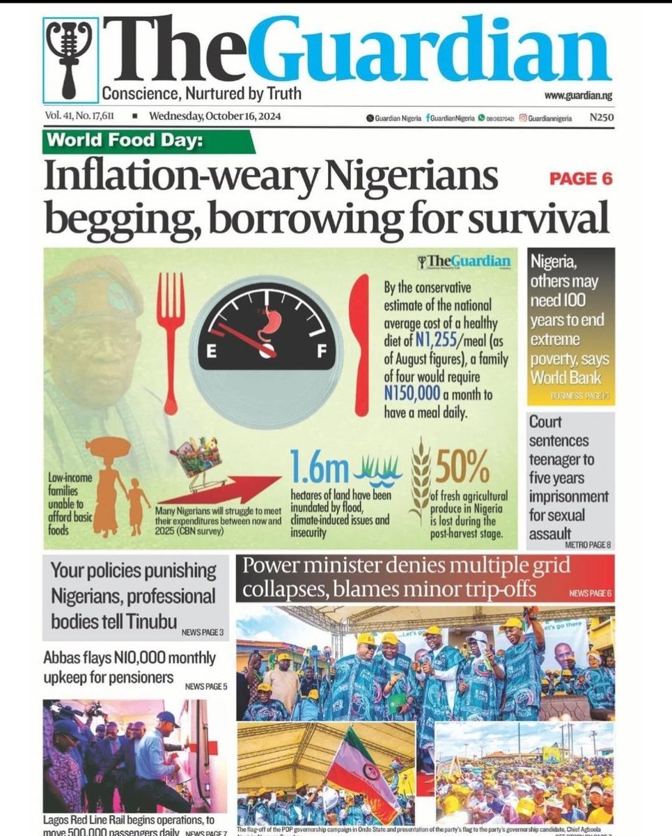 SirOdigie's tweet photo. This is not the Nigeria of our dreams. Inflation is out of control, and sadly, there are no visible plans to bring it down. How much more can the average Nigerian take? 💔 #EndInflation #NigeriaAtCrossroads https://t.co/kWoGWyNw3K