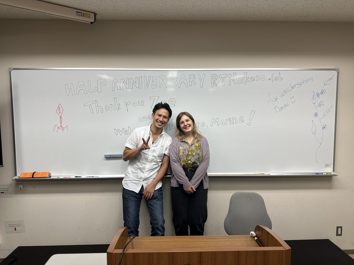 RTNakanoLab Hokudai (@rtnakano_lab) on Twitter photo Zoe Prockl, a visiting master student from <a href="/UniCologne/">Universität zu Köln</a>, has completed her work in my lab and left for a new endeavor. She’s been instrumental in starting up the lab and a good role model for our undergrads. Can’t thank you more, Zoe, and enjoy the rest of your stay in Japan🎉🎉 Zoe Prockl, a visiting master student from <a href="/UniCologne/">Universität zu Köln</a>, has completed her work in my lab and left for a new endeavor. She’s been instrumental in starting up the lab and a good role model for our undergrads. Can’t thank you more, Zoe, and enjoy the rest of your stay in Japan🎉🎉