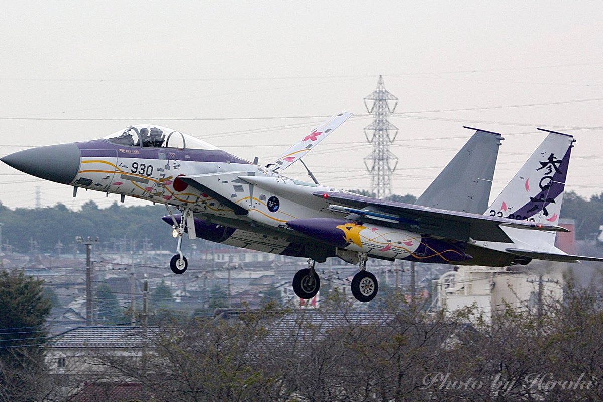 Hiro97photo's tweet photo. 本日の入間✈
F-15J 306SQスペマ！
やっと撮れました！！
 #入間基地 https://t.co/tycAGhB2XL