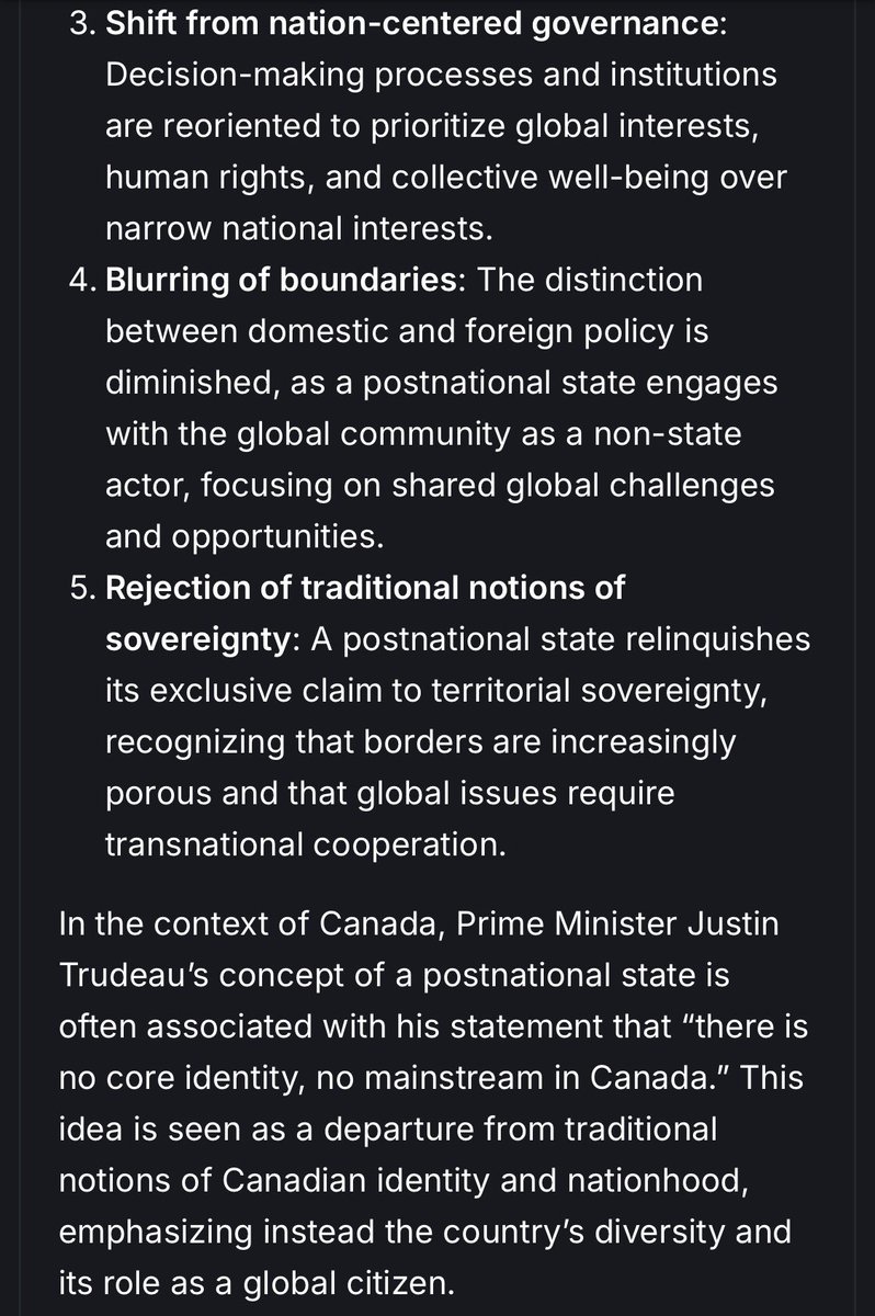 ThePamdemic's tweet photo. @FPVaughanIII Remember when the head #wackadoodle called Canada a #postnationalstate and no one knew wtf that was? Well, this is it🤷🏻♀️ https://t.co/gT1TN7jCee