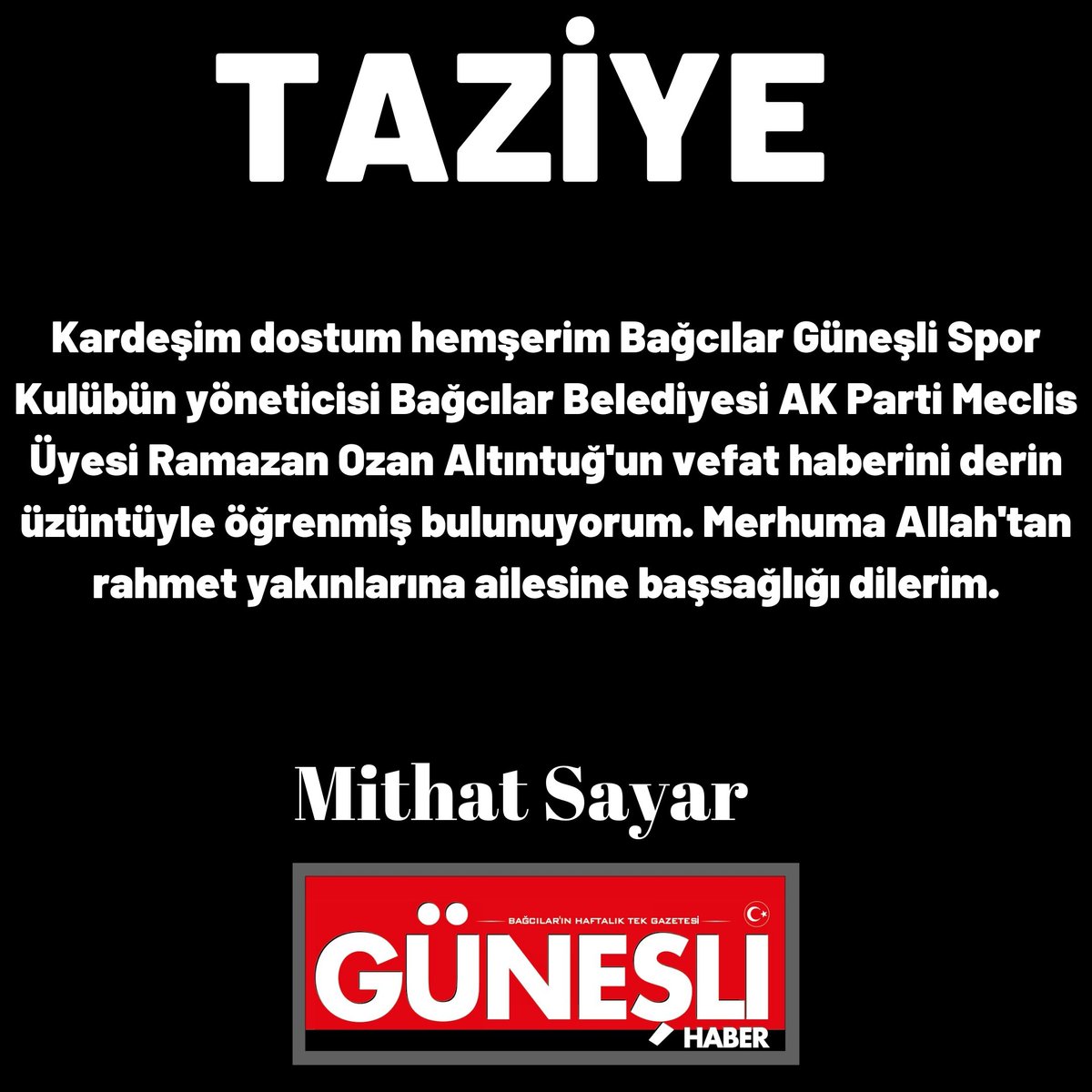 Güneşli Haber (@habergunesli) on Twitter photo 