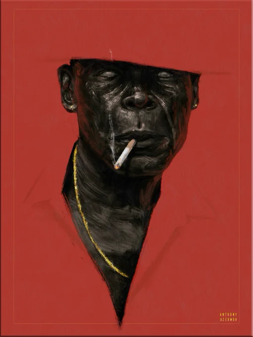 I love how I paint red. 