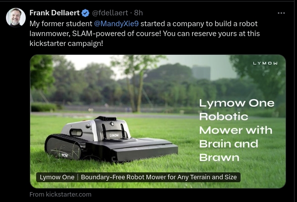 Lymow Robotic Lawn Mower tweet media