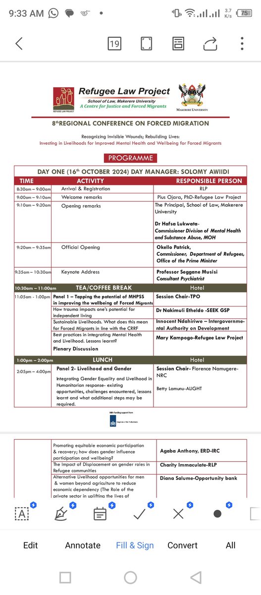 HAPPENING NOW: #RCFM8 -  “Recognizing Invisible Wounds; Rebuilding Lives: Investing in Livelihoods for Improved Mental Health and Wellbeing.”    To virtually participate, use the link bit.ly/3ZYzZGY