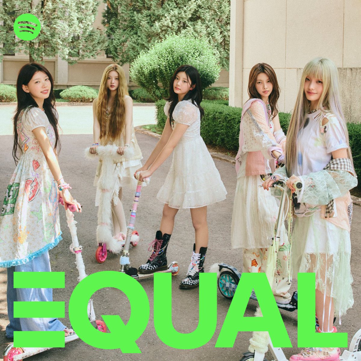 SpotifyKR's tweet photo. EQUAL Global Ambassador, ILLIT💚

지금 스포티파이 [EQUAL] 플레이리스트에서 
ILLIT을 만나보세요!
💚https://t.co/g7HNHv1nn2

@ILLIT_official #스포티파이 
#ILLIT #아일릿 #EQUAL_Global https://t.co/qGuyxqnByJ