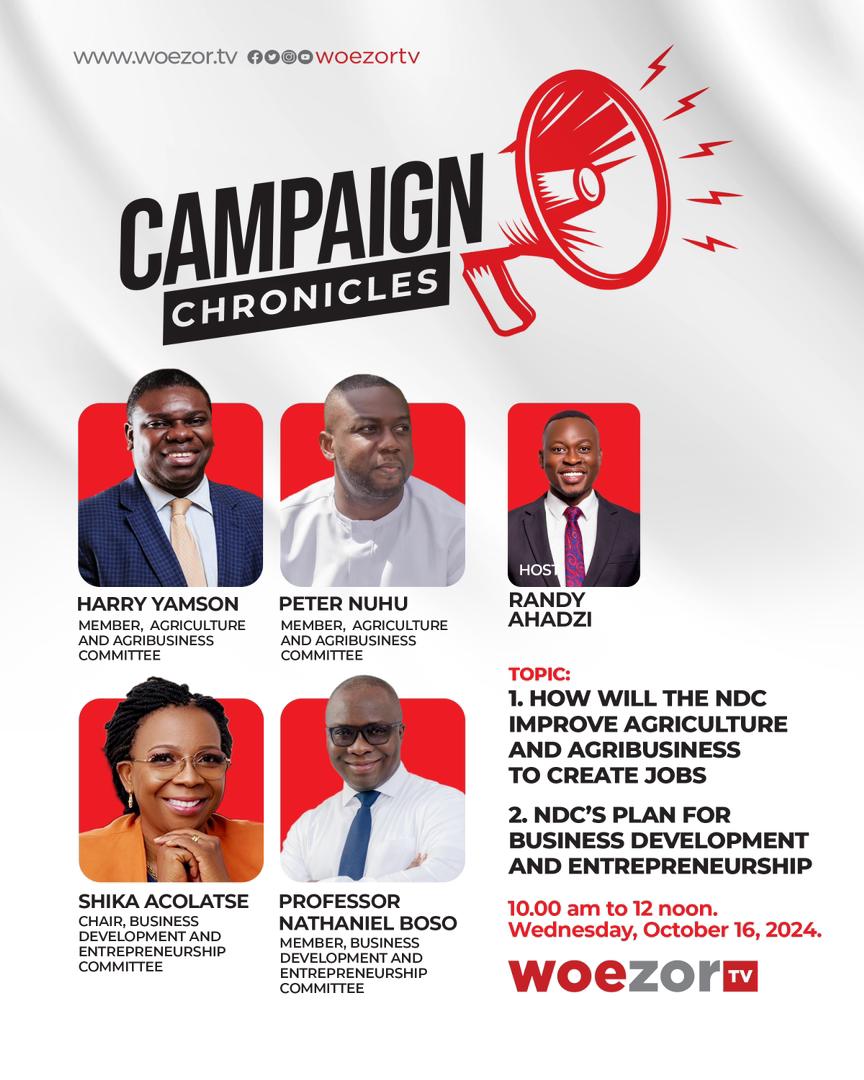 evawoenam_dzifa's tweet photo. Tune your television to WoezorTV at 10.00 am this morning for the #ManifestoEdition of the #CampaignChronicles.
WoezorTV:- We go all out for you. https://t.co/KQYzrTovqs
