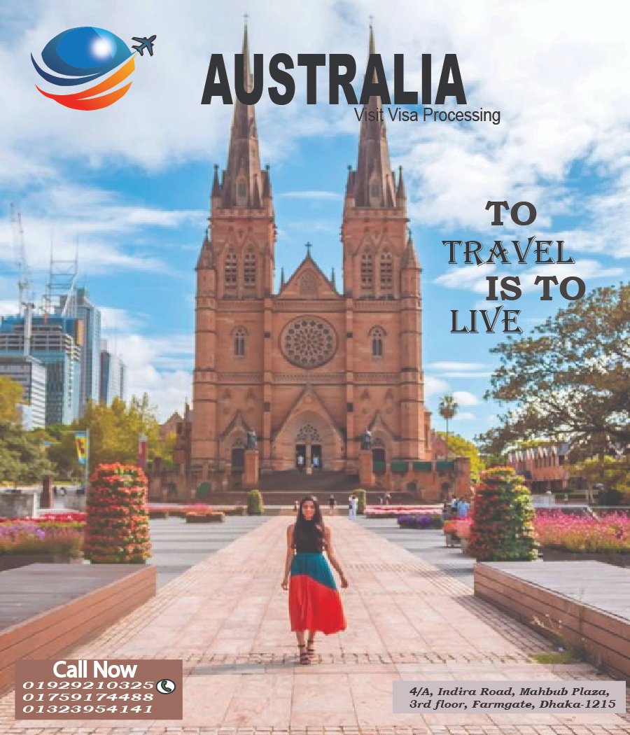 EuroVfs44676's tweet photo. ✈️Apply now Australia tourist visa sub class-600 😳Are you bored at home. Let's go on a long trip.😊We are committed to provide the best service to make your desires complete. #eurobanglavisaconsultancy #ausvisitorvisa #austalianholidayvisa #austaliantouristvisa https://t.co/09ATZRW6sw