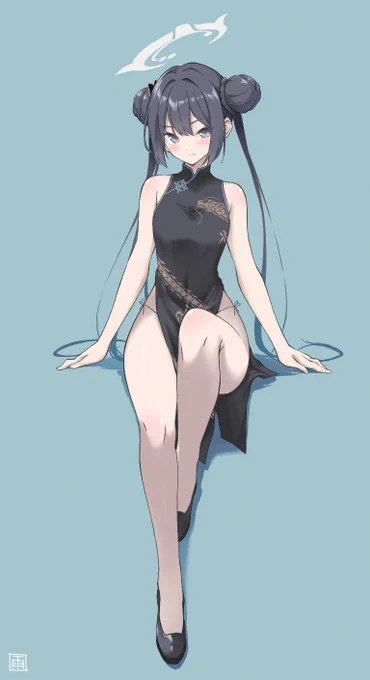 キサキの美脚シリーズ!足…大好き#ブルアカ #キサキ 