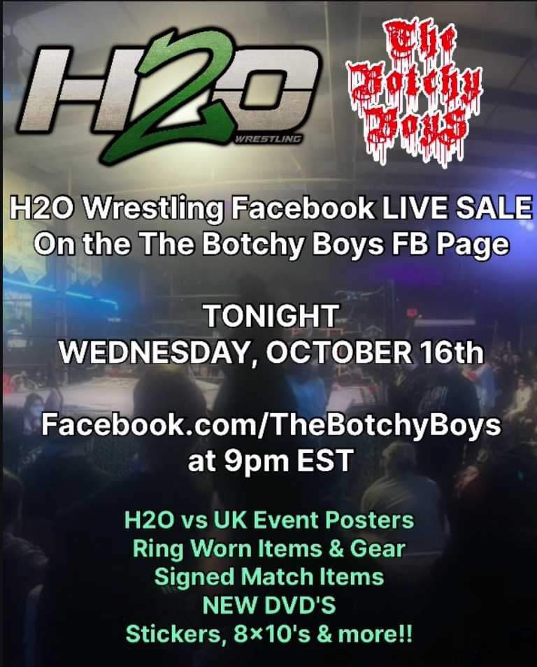 LIVE SALE RESCHEDULED 10/16 on <a href="/TheBotchyBoys/">The Botchy Boys</a> Facebook page! 9pm!
