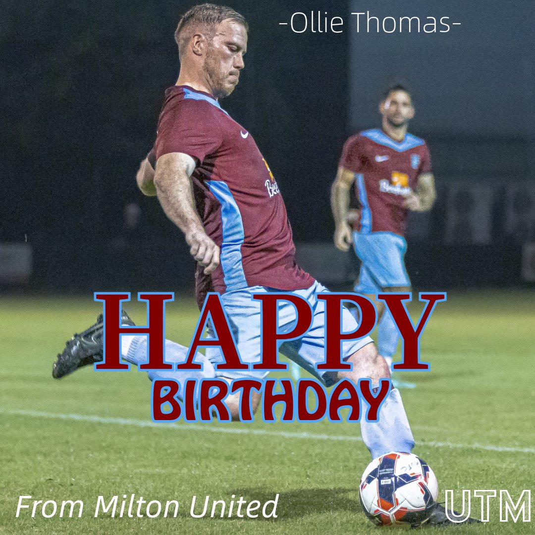MiltonUnited's tweet photo. Happy Birthday, OT. 🎉

Have a good day.

#UTM https://t.co/3o4iwATp9H