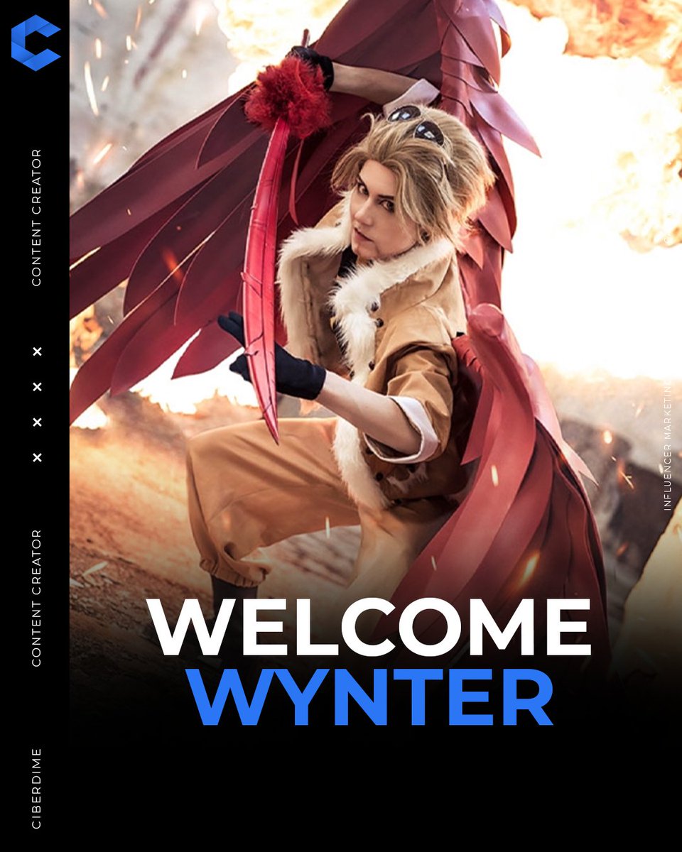 Wynter is a versatile cosplayer and creator from Switzerland, with 8 years of experience in the community. They already won numerous cosplay competitions and now travel to conventions as a host, judge, panelist, and workshop leader. 

Welcome to the team, Wynter 💙