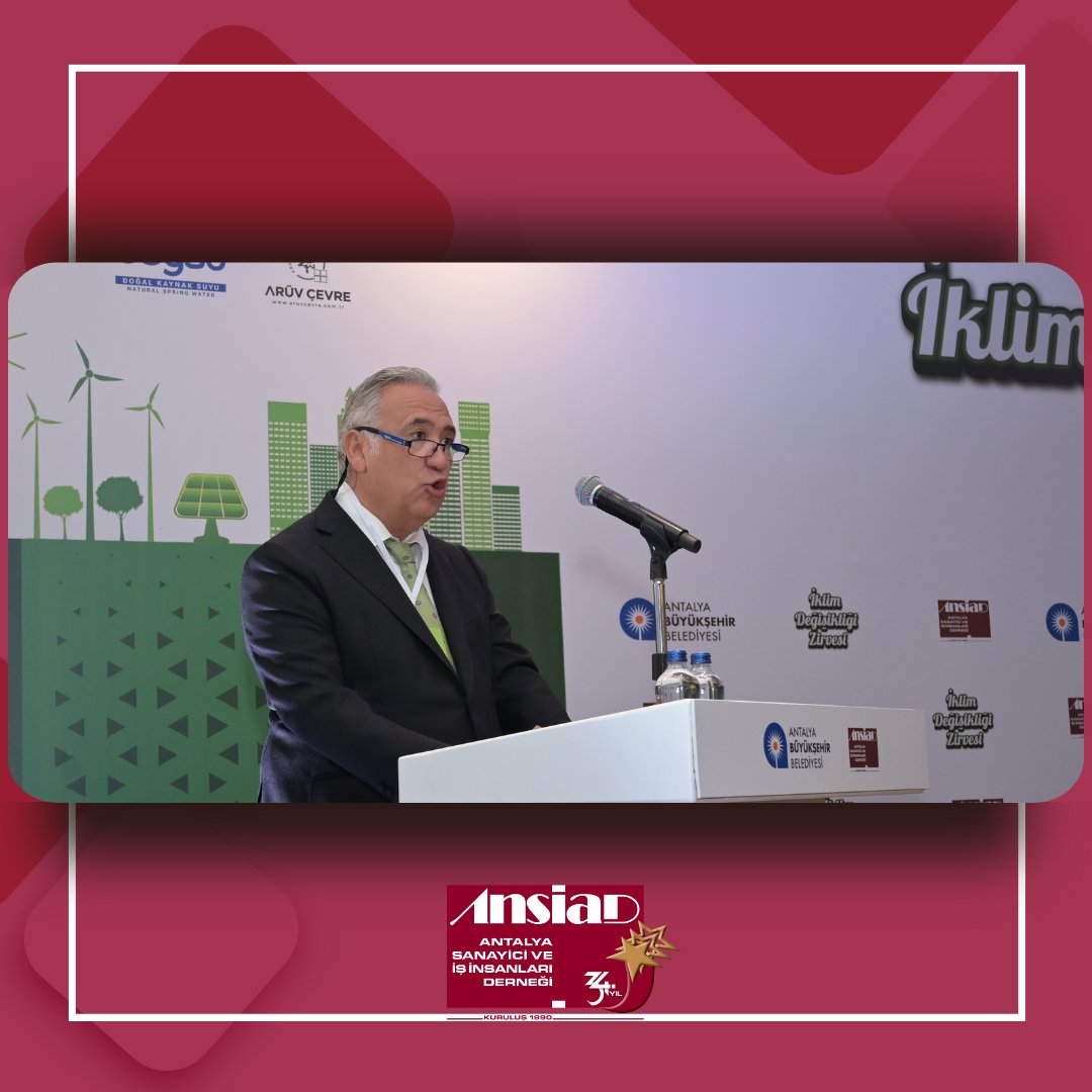 ANSIAD's tweet photo. Moderatör, ANSİAD İklim Değişikliği ve Çevre Çalışma Masası Başkanı Cem ARÜV, İklim Değişikliği Zirvesi “İklim Değişikliği Zirvesi’nin Düzenlemesindeki Amaç ve İklim Değişikliğinin Batı Akdeniz Bölgesi’ne Muhtemel Etkileri” başlıklı 1. Oturum açılışını yaptı.
.

.
@cemaruv

#ansiad #iklimdeğişikliği #iklimdeğişikliğizirvesi