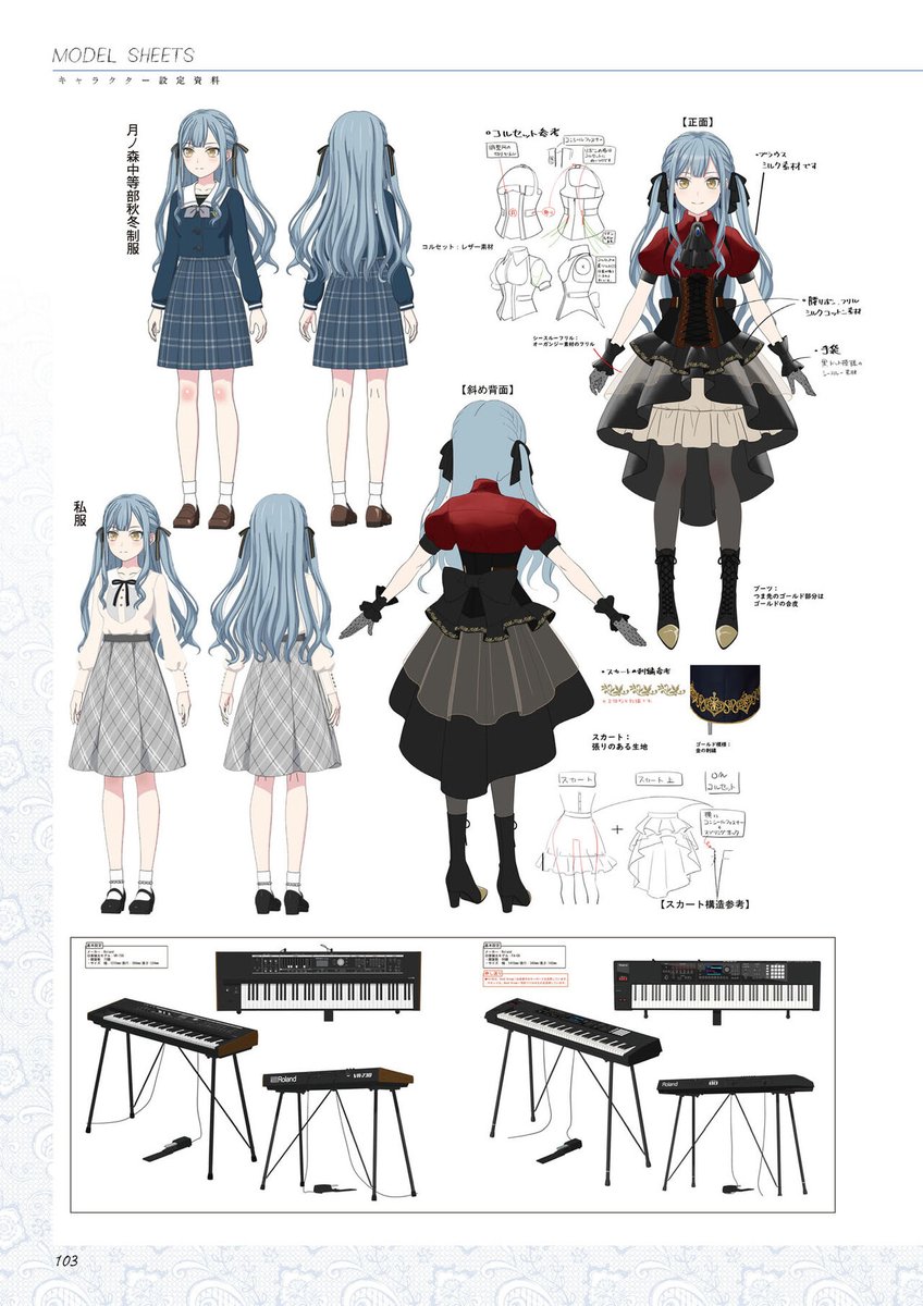 maigosusume's tweet image. whipped this up for a friend so here&apos;s a little treasury of avemuji ref images drive.google.com/drive/u/0/fold…