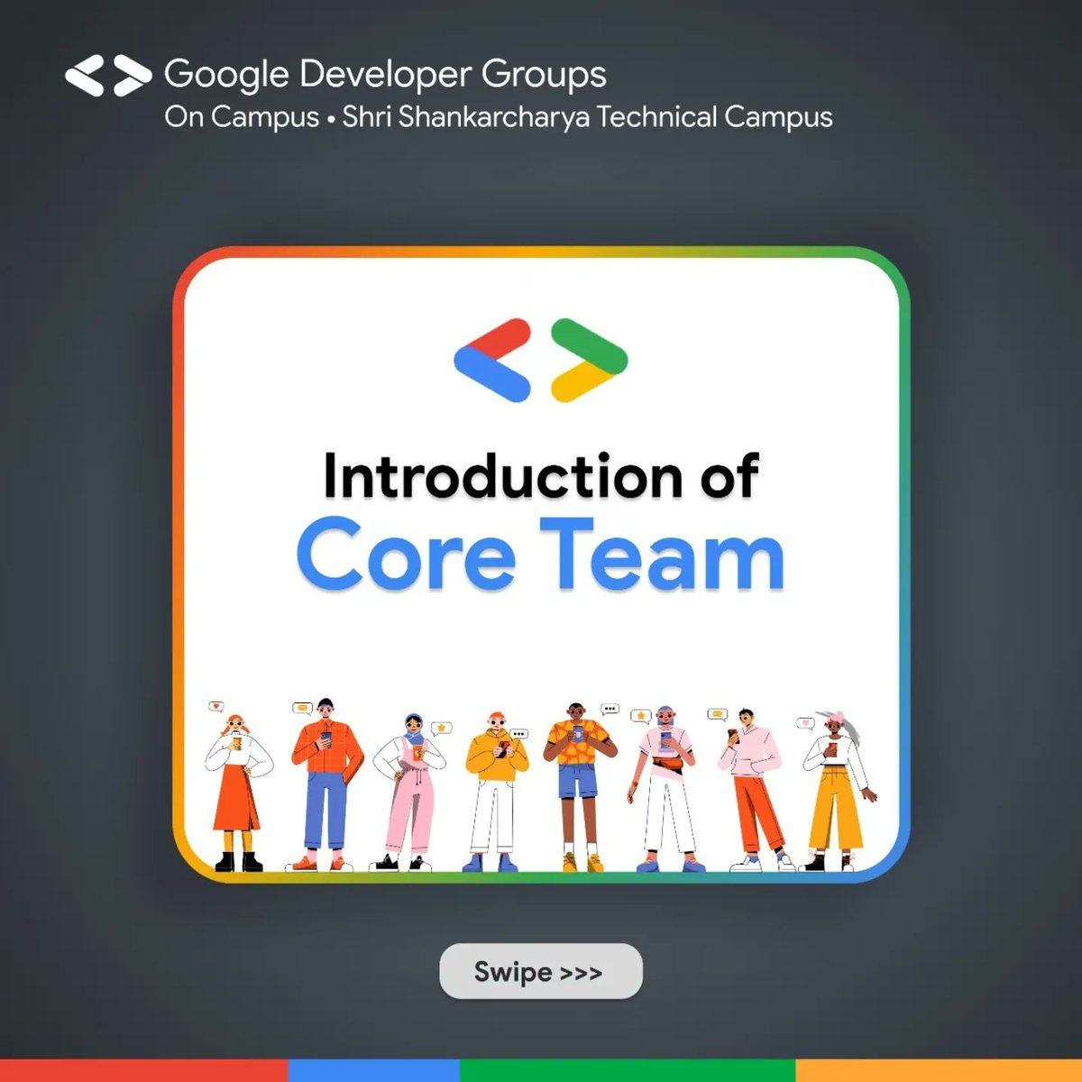 gdgsstc's tweet photo. Meet the visionary leaders behind GDG on campus SSTC. This core team is committed to empowering the next generation of tech professionals and driving impactful change within the community. #Google #GDGoncampusSSTC https://t.co/kOpGT0nqkk