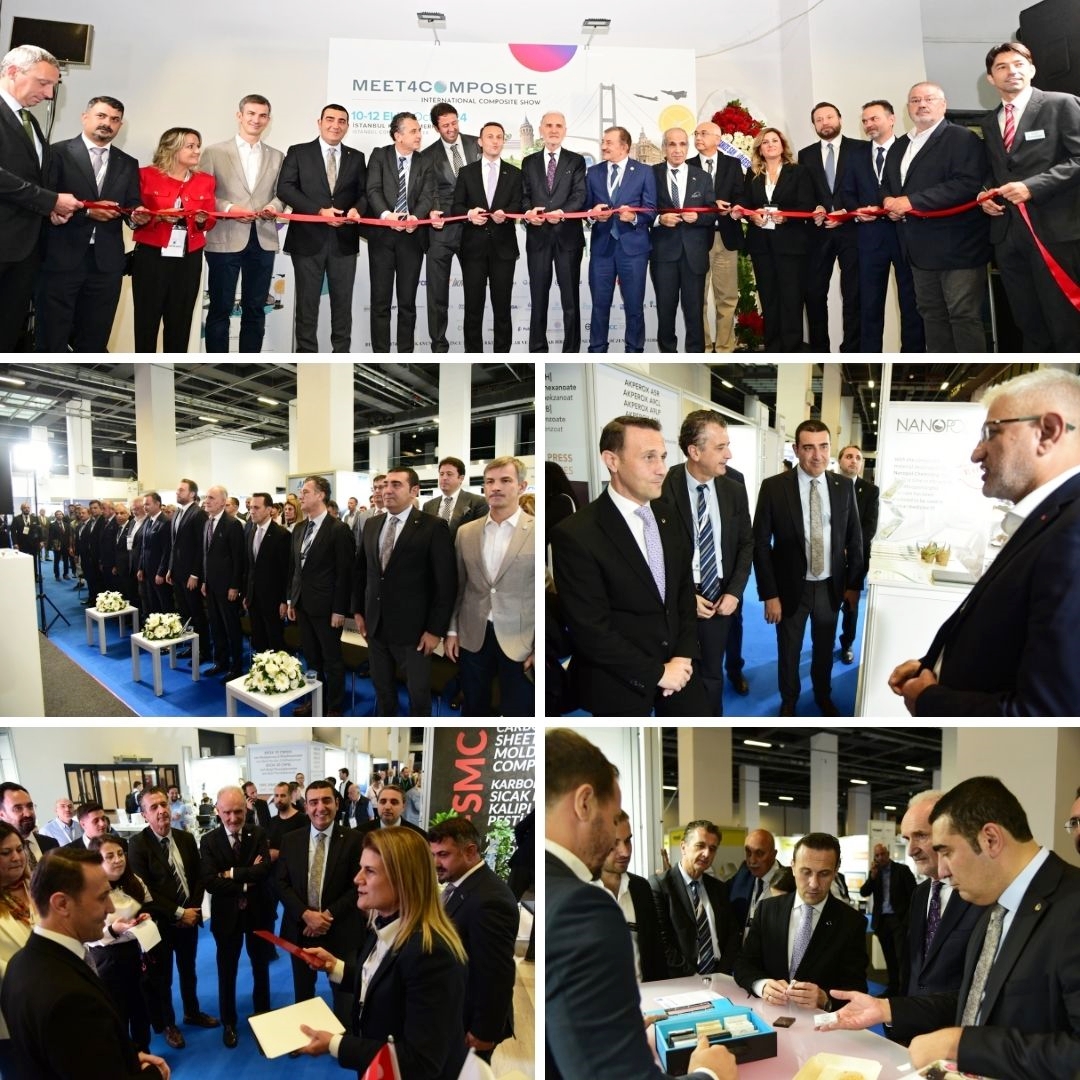 PAGEV1989's tweet image. 160 milyar dolarlık büyüklüğe sahip dünya kompozit sektörünü İstanbul’da buluşturan 6. Uluslararası Kompozit Fuarı MEET4COMPOSİTE’nin açılışına PAGEV olarak katıldık. 100’ü aşkın firmanın yer aldığı fuar, 10 bine yakın ziyaretçiyi ağırladı. 800 milyon dolarlık ihracat yapan Türk…