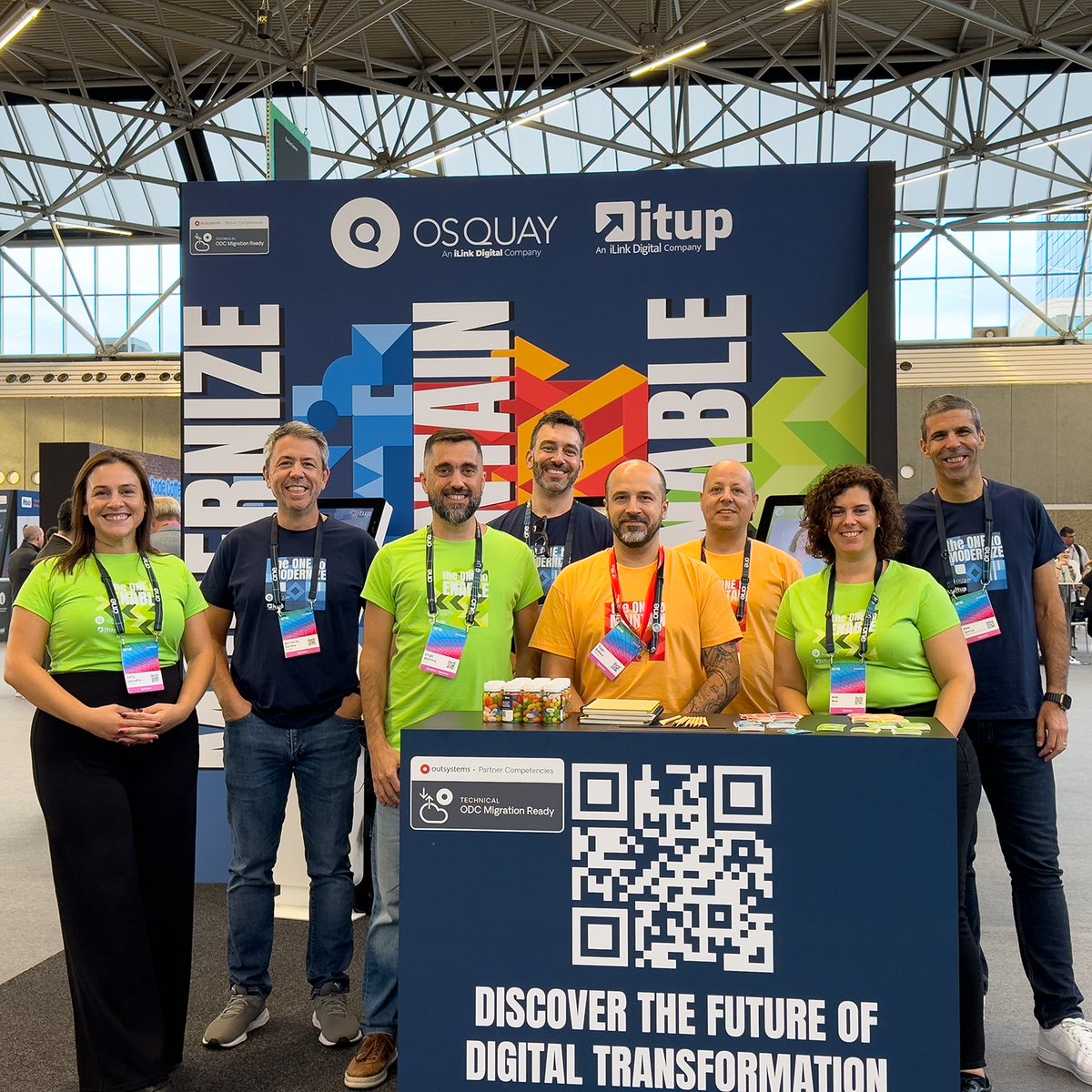 OSQuay's tweet photo. Our team is ready for day 2 of @OutSystems ONE! 🚀
Stop by our booth, and let's talk about how #OSQuay can help drive your digital transformation!
#LandingInnovation #OutSystemsPartner #OutSystems #OutSystemsONE https://t.co/gJR4ay7SNu