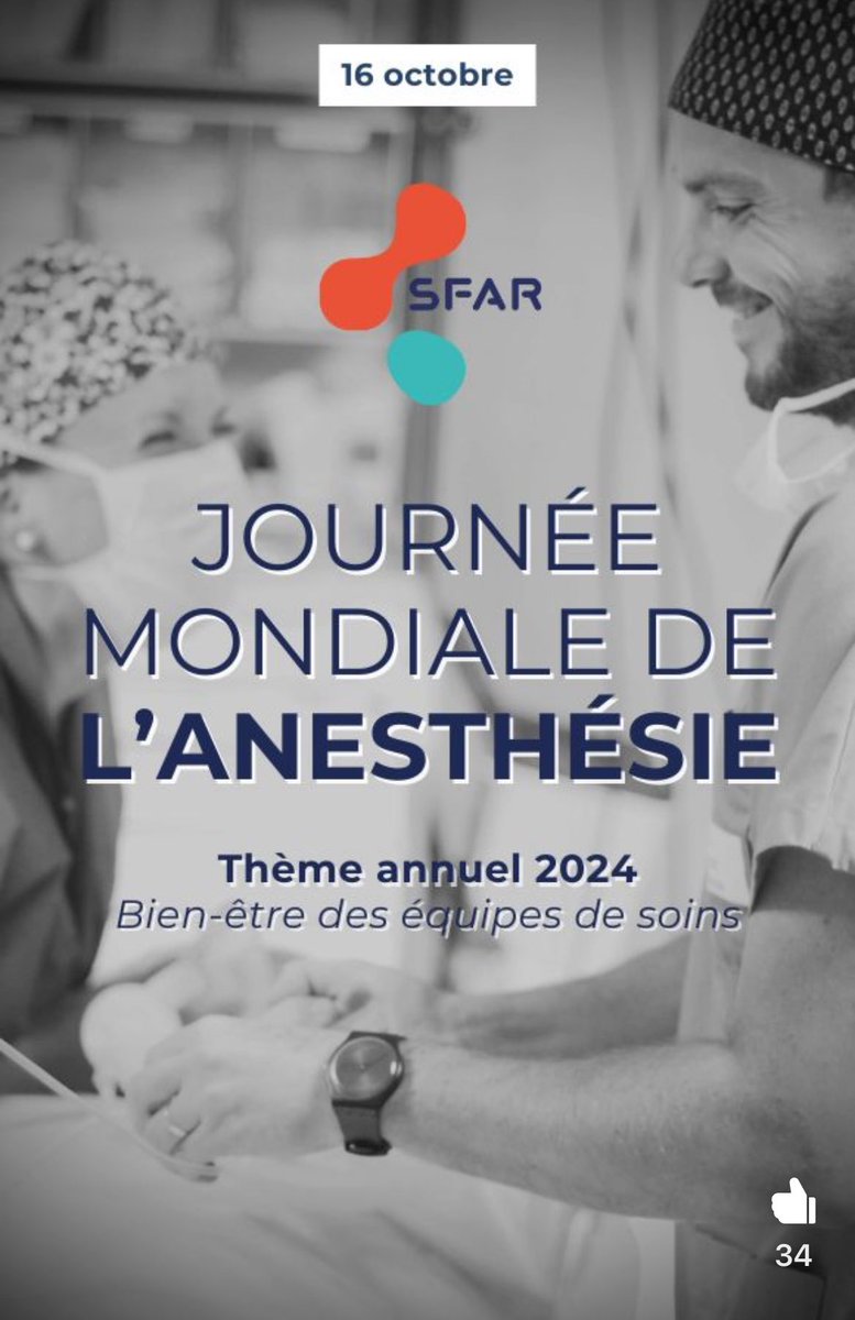 <a href="/SFAR_ORG/">SFAR Anesthésie Réanimation</a> <a href="/SFARJeunes/">SFAR Jeunes</a> <a href="/cnear_fr/">CNEAR Anesthésie Réanimation</a> <a href="/AJARFrance/">AJAR France 🇫🇷</a> <a href="/SNPHARE/">SNPHARE</a> <a href="/SyndicatSnarf/">SNARF</a> <a href="/SNJeunesAR/">Syndicat National des Jeunes Anesth-Réa</a>