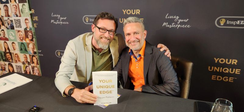 askjoehart's tweet image. A few weeks ago, I attended Shane Muller’s #booklaunch, your unique edge.  Over the past 18 months I&apos;ve been helping Shane bring his vision for safewatch to life in the corporate setting. Everyone stay tuned with what is to come via InspED
#selfgrowth #proflearning