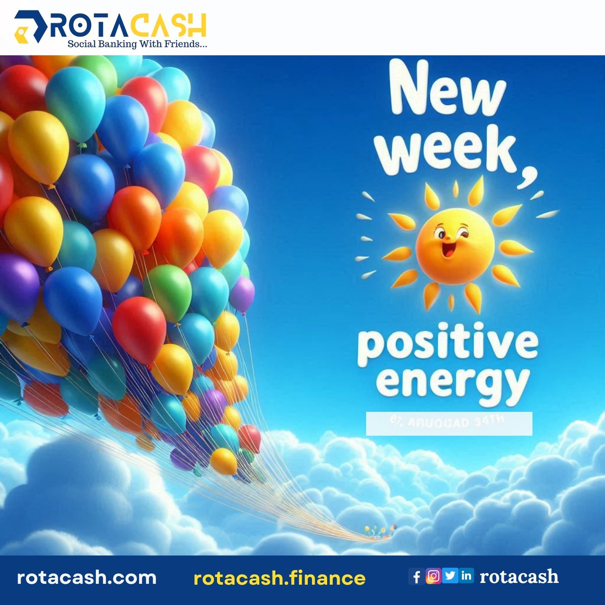Rotacash Finance (@rotacash) on Twitter photo It's Another ๐ฐ๐ฐ๐ฐ๐ฐ Week!
Another opportunity to push for new possibilities with positive energy ๐๐๐๐
Stay #Bulish Stay #Positive ๐ฅ
#Rotacash #finech #Savings <a href="/Cryptotvplus/">CryptoTvplus</a> <a href="/OfficialSiban/">SIBAN</a>
<a href="/Farmchainfinanc/">Farmchain.Finance</a> <a href="/theabcafrica/">The Africa Blockchain Center</a> <a href="/BlockchainNG/">BlockchainNigeria๐ณ๐ฌBNUGDAO.eth</a> It's Another ๐ฐ๐ฐ๐ฐ๐ฐ Week!
Another opportunity to push for new possibilities with positive energy ๐๐๐๐
Stay #Bulish Stay #Positive ๐ฅ
#Rotacash #finech #Savings <a href="/Cryptotvplus/">CryptoTvplus</a> <a href="/OfficialSiban/">SIBAN</a>
<a href="/Farmchainfinanc/">Farmchain.Finance</a> <a href="/theabcafrica/">The Africa Blockchain Center</a> <a href="/BlockchainNG/">BlockchainNigeria๐ณ๐ฌBNUGDAO.eth</a>