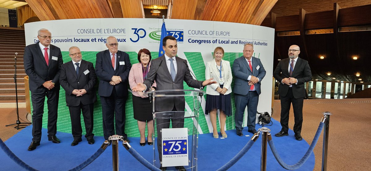 nalas_eu's tweet photo. 🌟Marking 2️⃣0️⃣ years, we thank all mayors-presidents of #NALAS, directors and secretary generals of 
member LGAs, their staff, NALAS Secretariat staff, as well as all partners and supporters. 

🙏We promise that we go stronger, smarter, and more successful in the years to come https://t.co/Xl3jIqfc3i