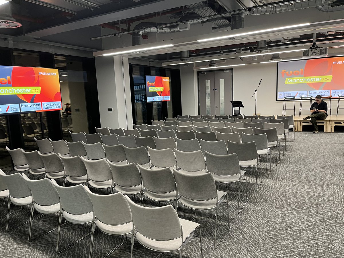 Final preparations ahead of #FUELMCR24. 

Some amazing speakers taking part