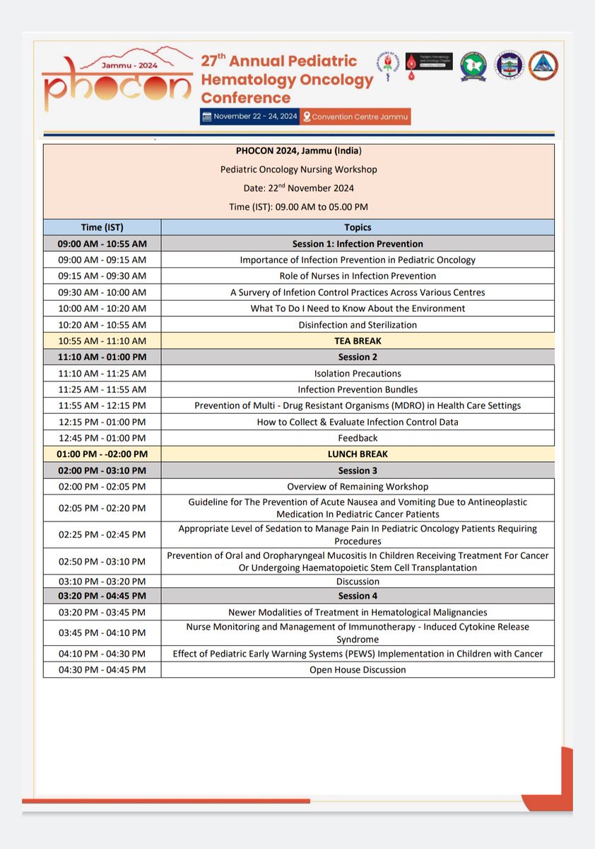 PHO INDIA (@pho_india) on Twitter photo #Jammu #PHOCON2024
Please encourage your Nurses to register for Nursing workshop
<a href="/DrManasKalra1/">Dr Manas Kalra</a> <a href="/DrShrutiKakkar/">Shruti Kakkar</a> <a href="/drshweta_pedonc/">Shweta Bansal</a> <a href="/Satyayadav__/">Satya Prakash Yadav</a> <a href="/nr_pedhemonc/">Nita Radhakrishnan</a> <a href="/amita911/">Amita Trehan</a> <a href="/DrNehaRastogi1/">Dr Neha Rastogi</a> <a href="/anand_sschrc/">Anand KC</a> <a href="/DwivediDrpankoo/">Pankaj Dwivedi</a> <a href="/BadiraP/">Badira Cheriyalinkal Parambil</a> <a href="/DocSopori1993/">Dr Ayush Sopori</a> <a href="/BhayanaSwati/">Swati Bhayana</a> #Jammu #PHOCON2024
Please encourage your Nurses to register for Nursing workshop
<a href="/DrManasKalra1/">Dr Manas Kalra</a> <a href="/DrShrutiKakkar/">Shruti Kakkar</a> <a href="/drshweta_pedonc/">Shweta Bansal</a> <a href="/Satyayadav__/">Satya Prakash Yadav</a> <a href="/nr_pedhemonc/">Nita Radhakrishnan</a> <a href="/amita911/">Amita Trehan</a> <a href="/DrNehaRastogi1/">Dr Neha Rastogi</a> <a href="/anand_sschrc/">Anand KC</a> <a href="/DwivediDrpankoo/">Pankaj Dwivedi</a> <a href="/BadiraP/">Badira Cheriyalinkal Parambil</a> <a href="/DocSopori1993/">Dr Ayush Sopori</a> <a href="/BhayanaSwati/">Swati Bhayana</a>