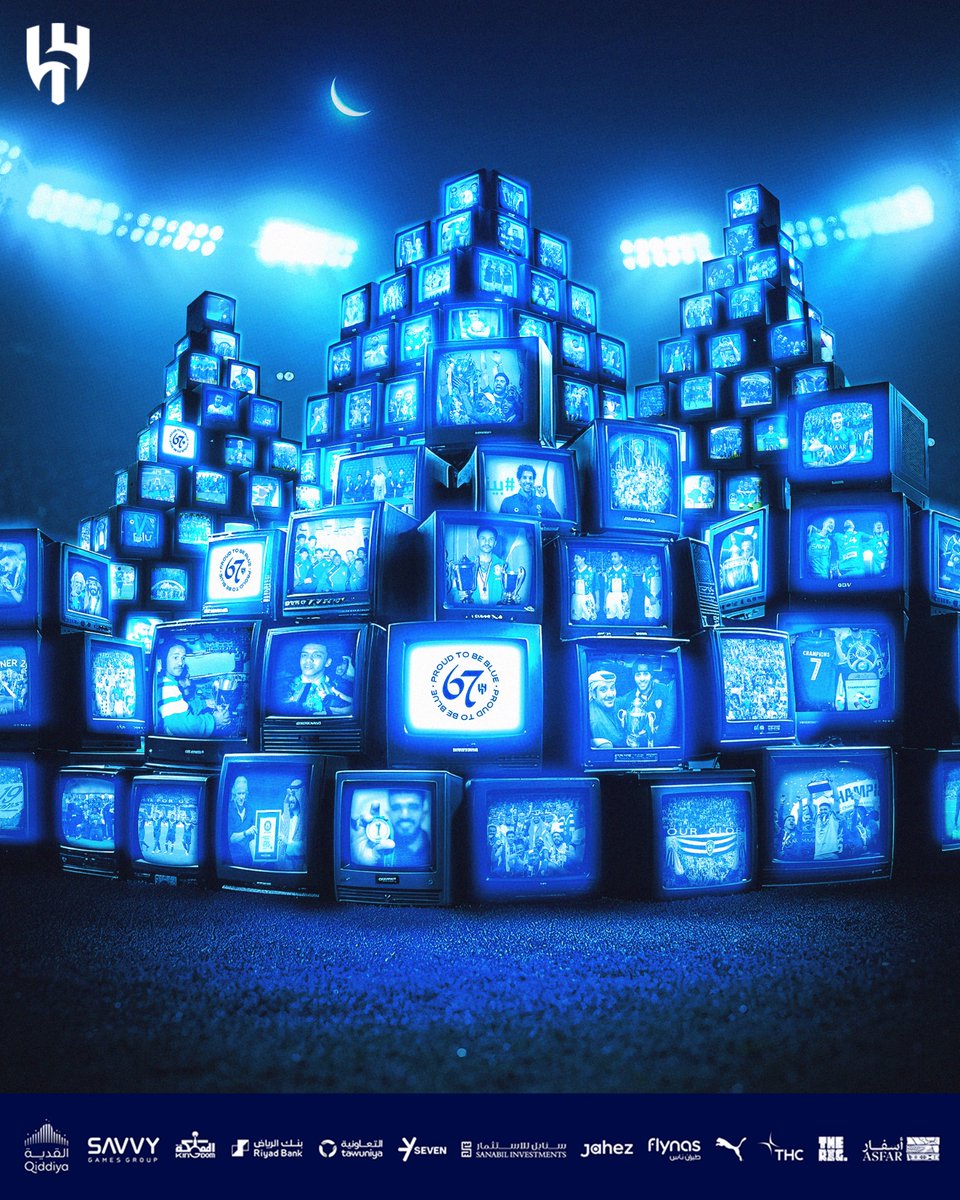 🔝 ٦٧ عامـًا والعشـق يجمعنـا.. 
وقصصنا تكتـب بمـدادٍ مـن ذهـب 

#ذكرى_تأسيس_الهلال 💙
#الهلال_67عام 🏆