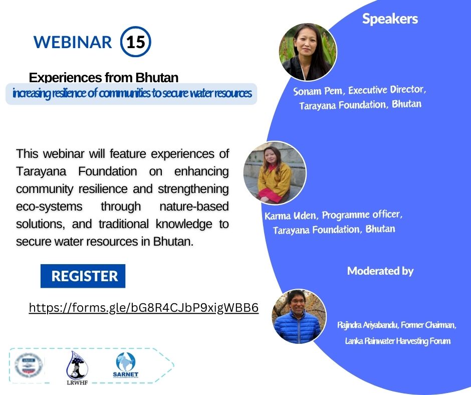 A system-wide assessment of the water sector in Bhutan has given the essential evidence base for the preservation of ecosystems, crucial in enhancing the resilience of water resources.- Netra Sharma,UNDP, Bhutan
 
Register &amp; find out more :  forms.gle/do1orscpg7zVbN…