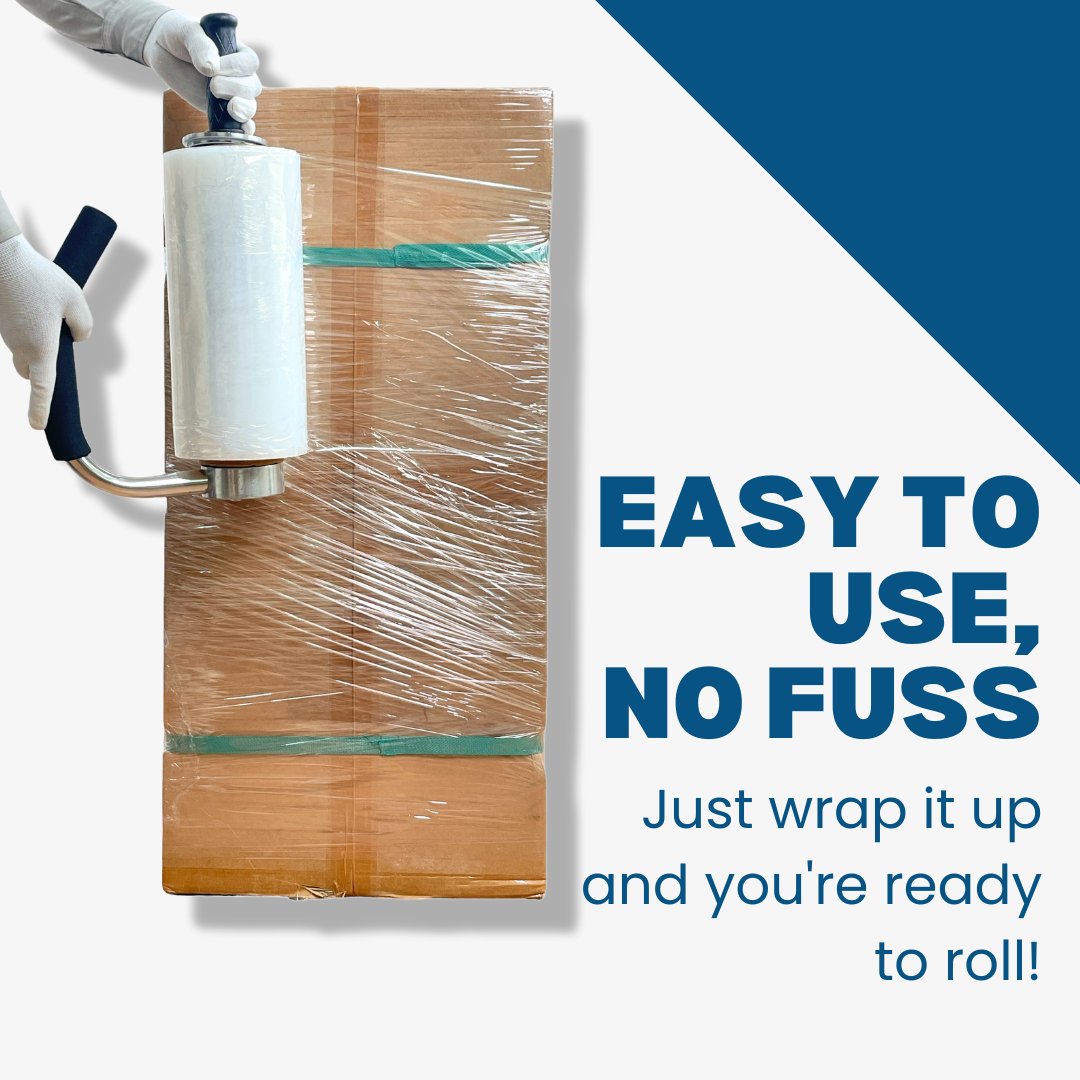 SmartPackIndia's tweet image. No more mess, just perfect wrapping! 🎁  Say goodbye to uneven stacks and loose wraps with the Smart Pack Manual Stretch Wrapping Machine! 🛠️ 
SmartPackaging #StretchWrap #WrappingSolution #PackagingTools #WarehouseEquipment #ManualWrapping #Logistics #SupplyChain #Packaging