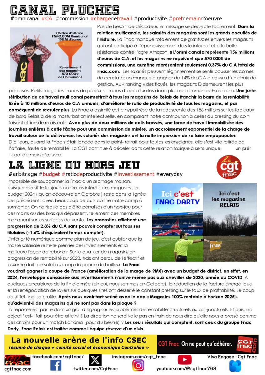 #cgt #cgtfnac #csecfnacrelais #lecourtcentral #economique
𝗖𝗼𝘂𝗿𝘁 𝗰𝗲𝗻𝘁𝗿𝗮𝗹 𝗖𝗦𝗘𝗖 𝗥𝗲𝗹𝗮𝗶𝘀 𝗦𝗽𝗲́𝗰𝗶𝗮𝗹 𝗕𝗶𝗹𝗮𝗻 𝗲́𝗰𝗼𝗻𝗼𝗺𝗶𝗾𝘂𝗲: 𝟭𝟭 𝗢𝗰𝘁𝗼𝗯𝗿𝗲 𝟮𝟬𝟮𝟰
cgtfnac.com/.../2024/10/20…