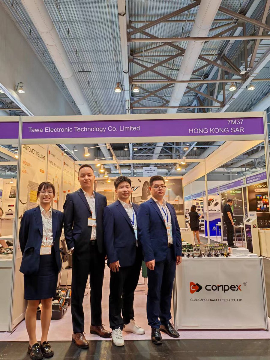 conpexofficial's tweet image. 👥 Flashback: Meet the Conpex All-Stars Lighting Up Global Sources HK! 🌟

Swipe to see who&apos;s who at Booth: Jason, Wisdom, Milly and Leon!!

#Conpex
#automotiveaftermarket
#ConpexTeam
#globalsources
#tradeshow
#ledheadlights
#automotivelighting
#carlights
#hongkong