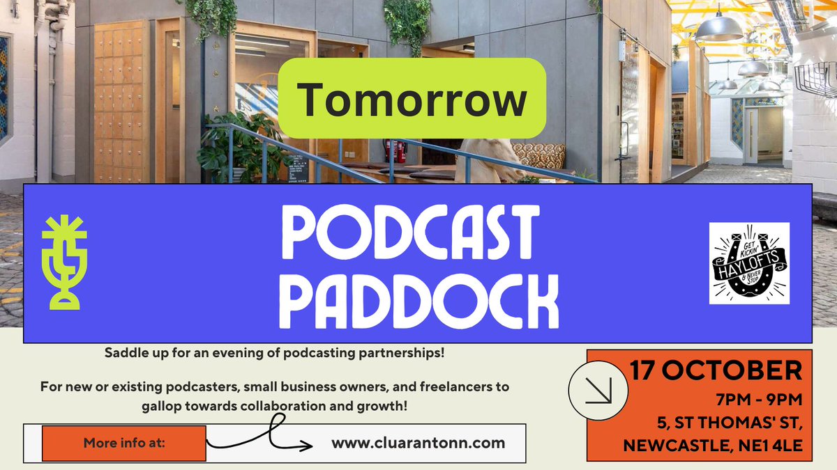 Peter Bull #mvpbuzz (@rogueplanetoid) on Twitter photo Join <a href="/cluarantonn/">Cluarantonn</a> at Podcast Paddock: Saddle Up for an Evening of Podcasting Partnerships tomorrow on 17th October 2024 7-9pm at Haylofts, Newcastle upon Tyne! For more details about the event and to sign up visit eventbrite.co.uk/e/podcast-padd… and we'll see you there! #podcastpaddock Join <a href="/cluarantonn/">Cluarantonn</a> at Podcast Paddock: Saddle Up for an Evening of Podcasting Partnerships tomorrow on 17th October 2024 7-9pm at Haylofts, Newcastle upon Tyne! For more details about the event and to sign up visit eventbrite.co.uk/e/podcast-padd… and we'll see you there! #podcastpaddock