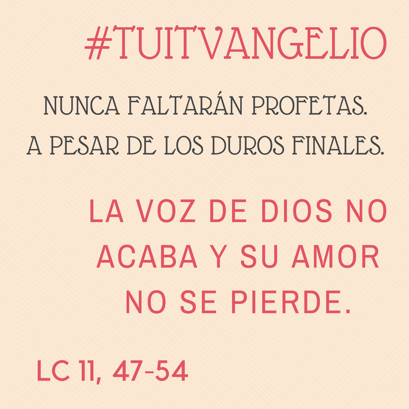 scarRomano's tweet photo. #17DeOctubre
#Lc11,47-54
#Tuitvangelio
#EvangelioDelDía https://t.co/Jgp2KLGql8