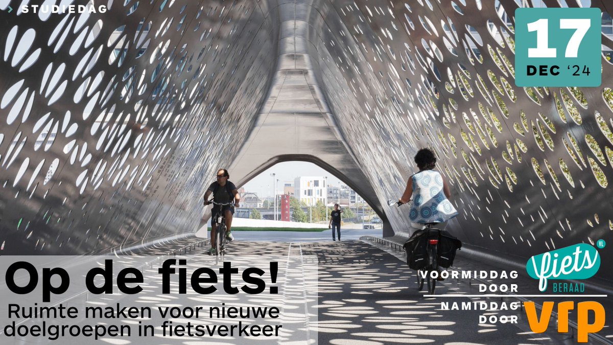 Zien we jou op de studiedag "Op de fiets"? Focus op lokaal fietsbeleid. 

📌Dinsdag 17 december 2024 in Cera, Muntstraat 1, Leuven 

Schrijf je in voor de hele dag of voor één van beide dagdelen: buff.ly/4ete0MC