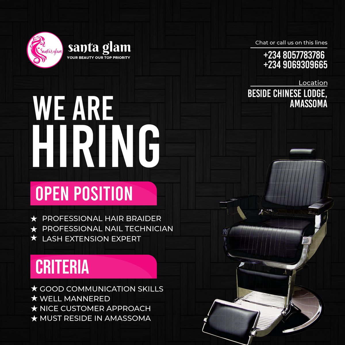 JOBBLESSED2's tweet image. Good morning...
It&apos;s a Beautiful Morning..
Some recent designs I worked on
Getting better daily its the Goal..
Would love your thoughts on this designs 

#socialmediabusiness #braids #eyelash #beauty #CreativeDesign 
#gettingbetter #blessedhands