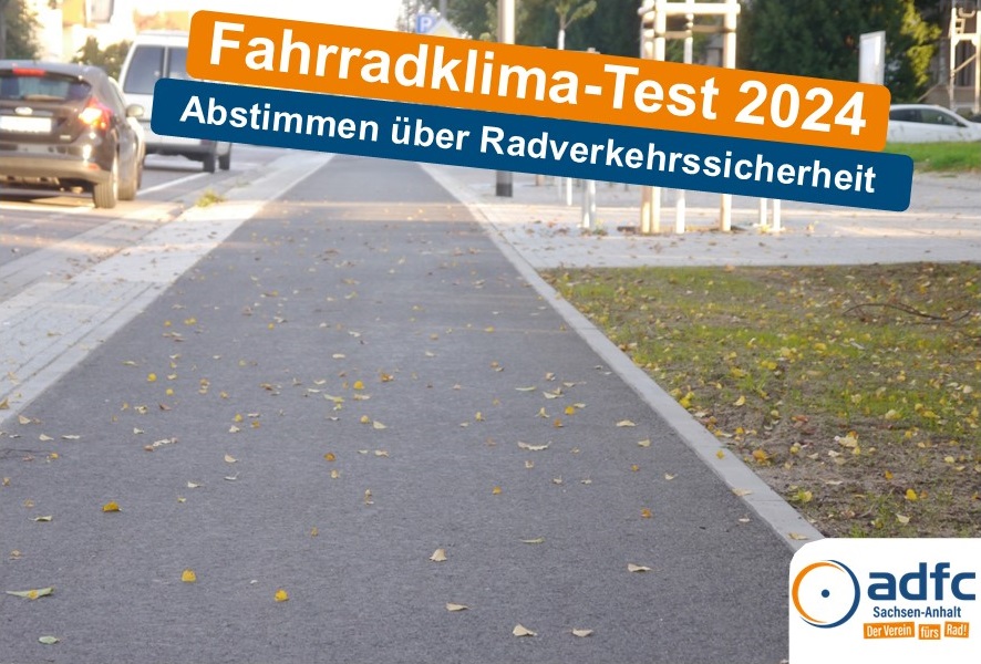 Wollt Ihr Radwege mit Standard -Breite und -Oberfläche wie hier in #Dessau? Für mehr Verkehrssicherheit und ein gleichwertiges Angebot zur individuellen Fahrradmobilität? Dann bis 30. November mitmachen beim Fahrradklima-Test 2024 fahrradklima-test.adfc.de #Radklima #FKT24 😍🚴