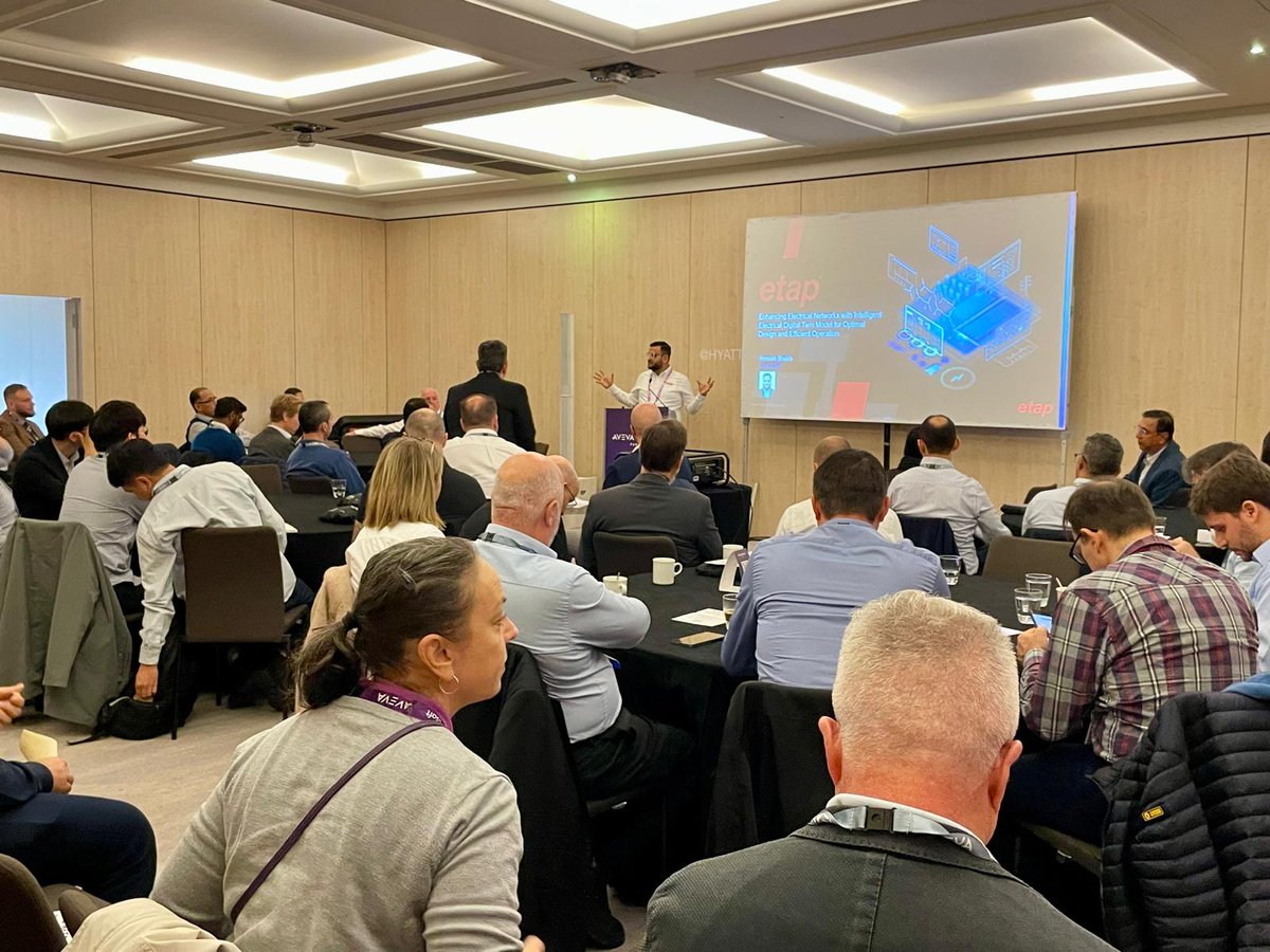 Alpi_Caneco's tweet image. ETAP at #AVEVAWorld in Paris!

We’re delighted to showcase our #ElectricalSoftware solutions as a strategic partner. With our integrated electrical #DigitalTwin platform, ETAP empowers 20,000+ global enterprises to accelerate their digital #EnergyTransformation.

#ETAPSoftware