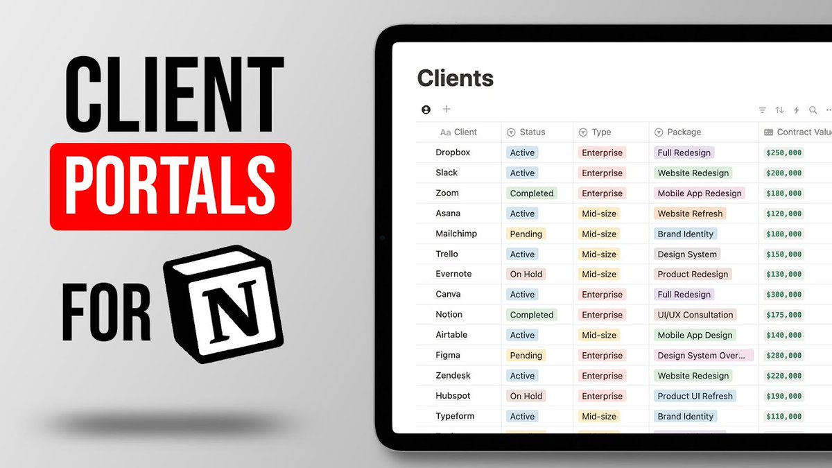 Sneak peek at Softr’s new integration with Notion! 👀

We’ve partnered with Notion expert Matthias Frank to show you how to build secure client portals with Softr x Notion.

No more complicated workarounds or risky data sharing—now, you can easily create client portals that are