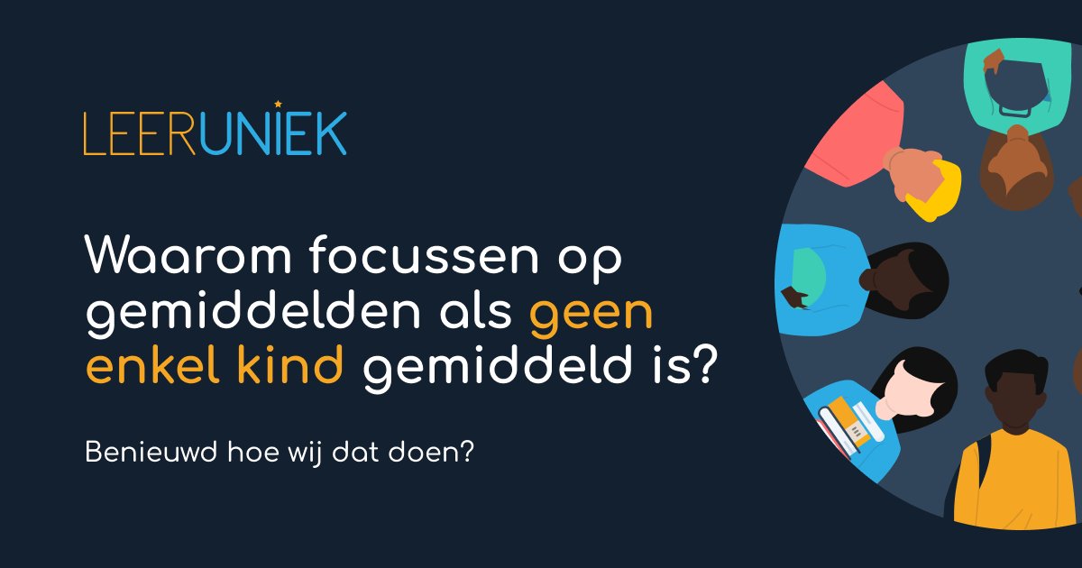 Als leerkracht weet je dat niet elk kind hetzelfde is en er niet zoiets bestaat als een gemiddeld kind. Wij bij Leeruniek helpen scholen om niet naar gemiddelden te kijken, maar juist naar de kracht van elke leerling.  

Klik hier voor meer info! 👇
loom.ly/SmtASaA