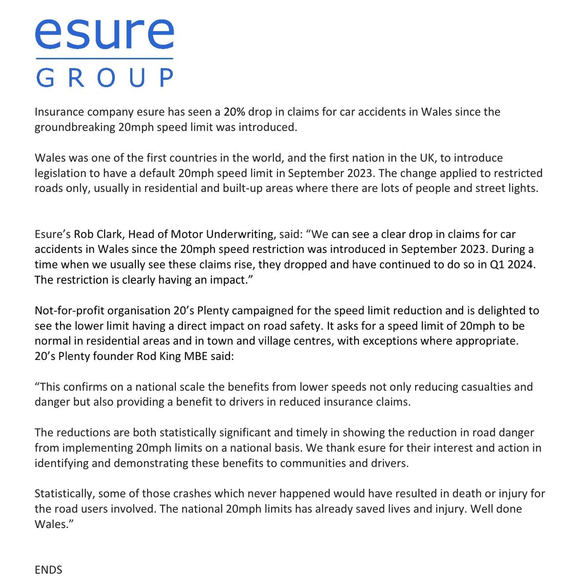 <a href="/LouHaigh/">Louise Haigh</a> Evidence is clear from Wales. Default urban 20mph speed limits mean

⚡CHEAPER CAR INSURANCE ⚡

As well as

💚 Fewer crashes
💚 Fewer injuries
💚 Saving NHS &amp; emergency services  lots of £££

.