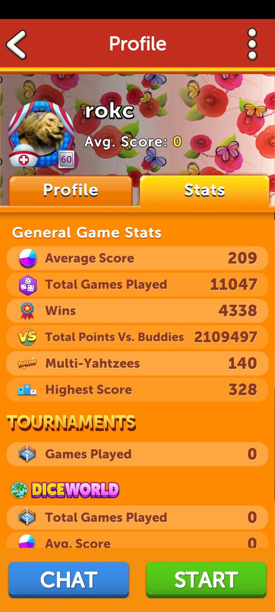 mcintj12's tweet photo. @YahtzeeBuddies - the bot. Bot characteristics are an average of 209, they are not in a family, and only play high rollers and regular games. https://t.co/eWGGNkog0h