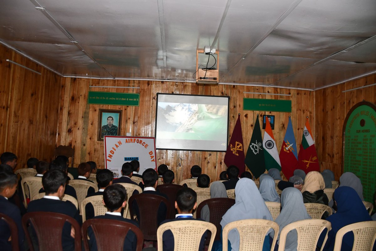 HukusBukus_786's tweet photo. #IndianArmy celebrated @IAF_MCC Raising Day with the bright young minds at AGS #Baraub. This event aimed to inspire and nurture future leaders through engaging lectures and a captivating movie.
Together, we’re empowering the next generation to dream big and lead with courage. https://t.co/1HCFAxCm6Z