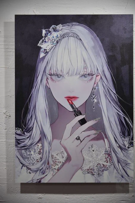 開催6日目です!金属板に印刷した特別な複製原画を販売中です!個展に来てくださった方は是非()へメンションお願いします! 