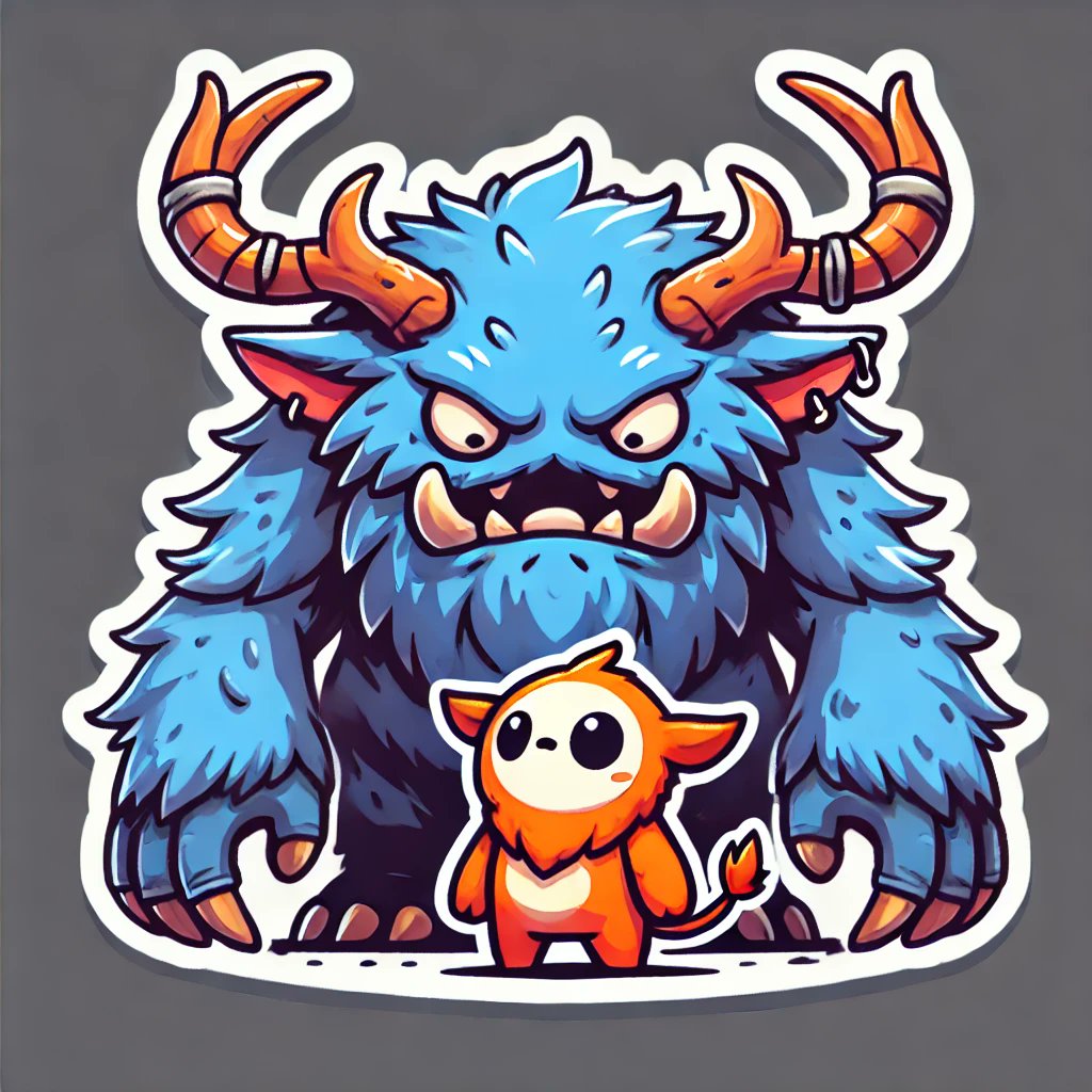 Majd93A's tweet photo. My sticker submission @HelloMonsterGG
#HelloMonsterGG https://t.co/YNIs5ICgIt