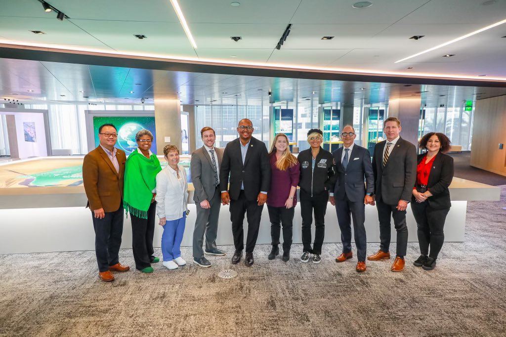 Big #SpaceBeach news: For the first time, the National Space Council’s User Advisory Group met in California today—and we brought them here to Long Beach.

They typically meet at the White House with <a href="/VP/">Vice President JD Vance</a> Harris as chair, and today we got to show them why our city is home to one
