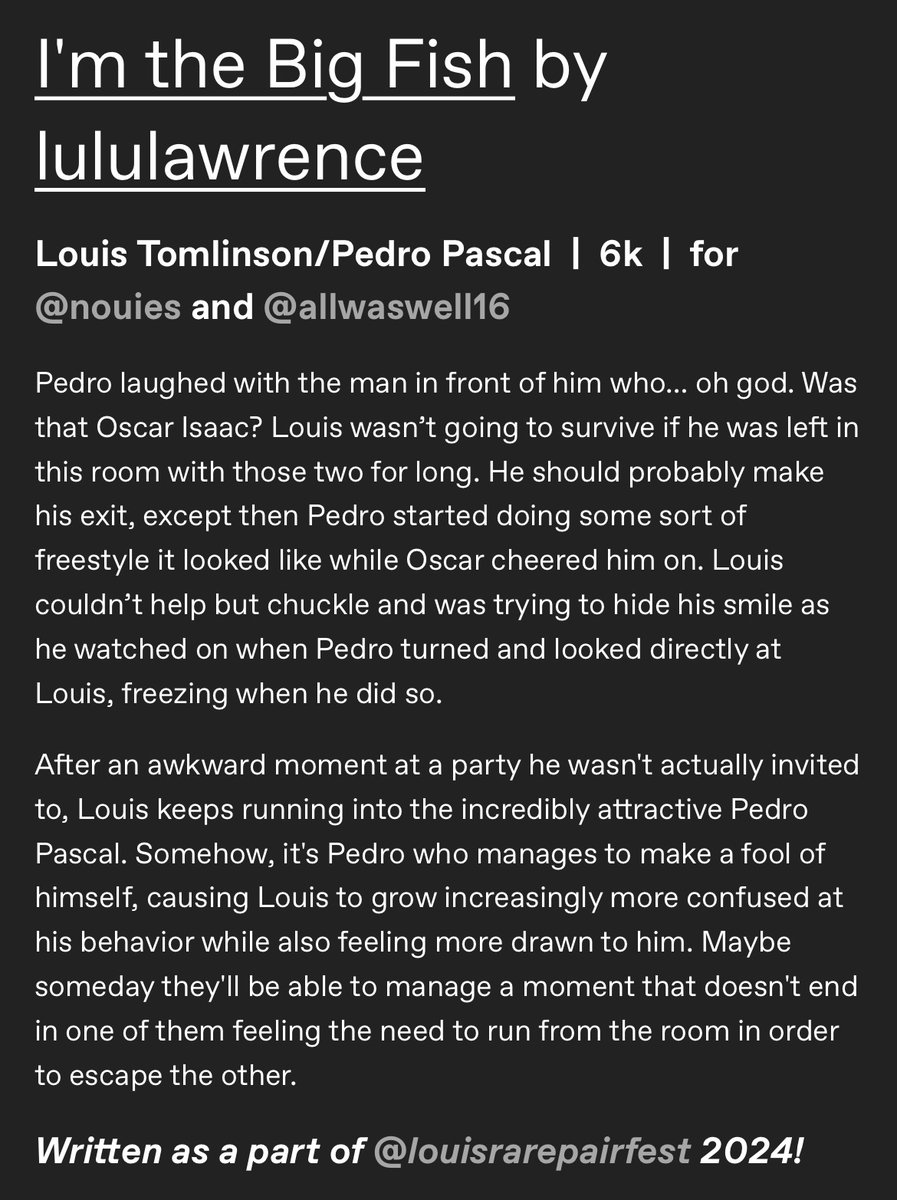 lululawrence1d's tweet photo. My newest fic is now live! https://t.co/yWQMOD71rW https://t.co/dWIRewGsRZ