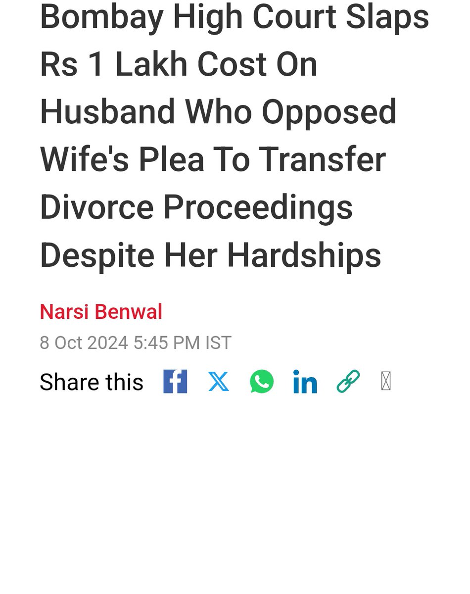 GentalMan629's tweet photo. -- Husband penalised with Rs 1,00,000 for taking course of constitutional remedy
-- Wymen penalised with Rs 1,000 for filing false rape case on two men
Welcome to India. https://t.co/pEQBdaNG8j
